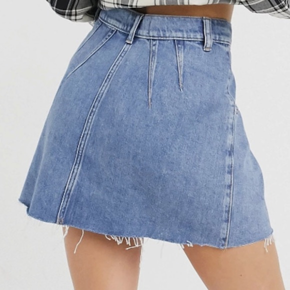 Free People Cosmico Jean Skirt size 27 - Picture 3 of 8